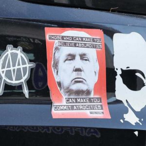 anti-trump sticker