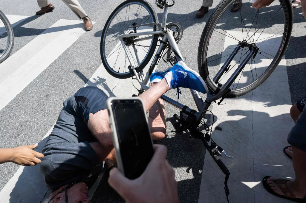 biden bike crash