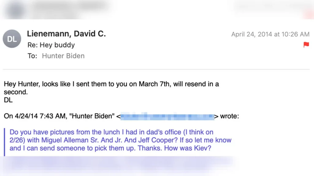 hunter biden email