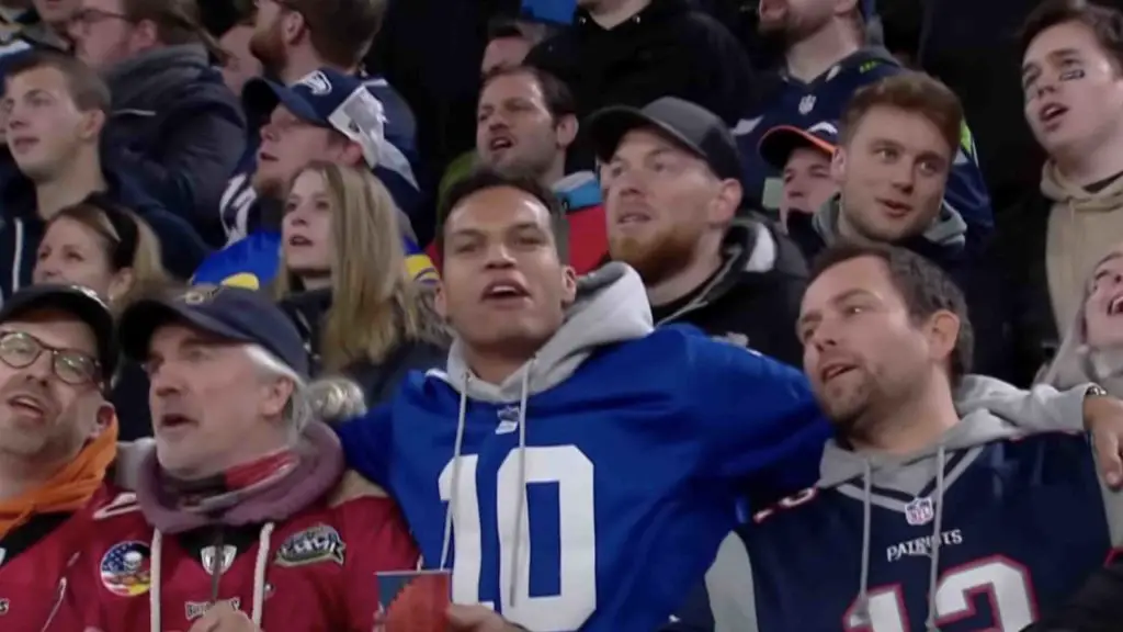 NFL Fans in Germany Join Together in Singing Classic American Song in a ...