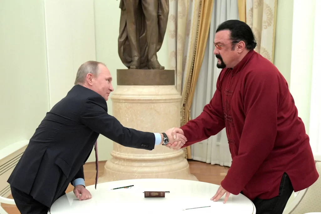 hollywood star steven seagal vladimir putin friendship
