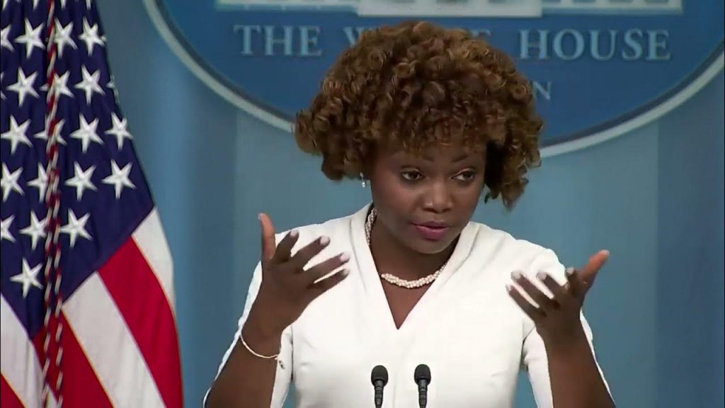 white house press secretary karine jean-pierre