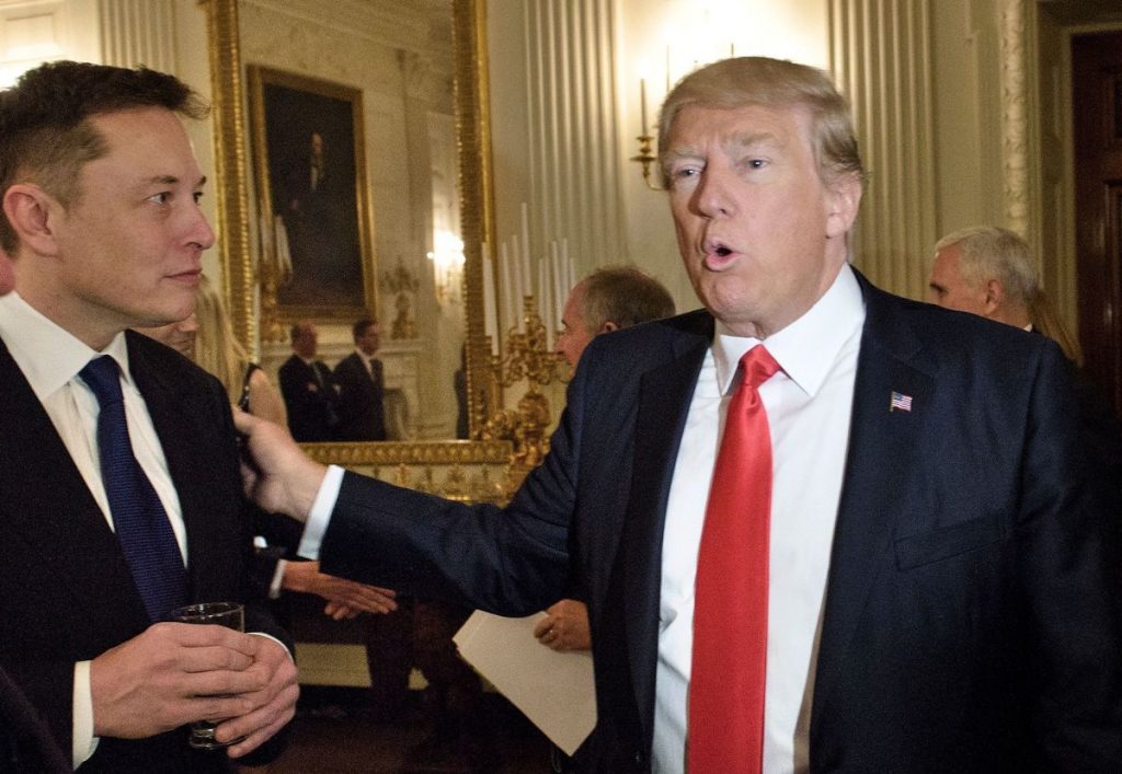 elon musk trump