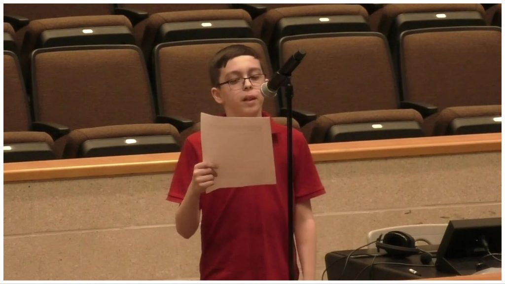 middle schooler controversial only two genders