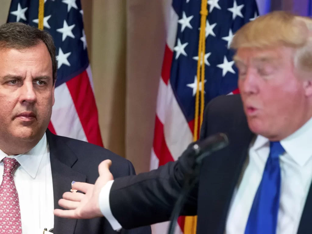 chris christie and trump