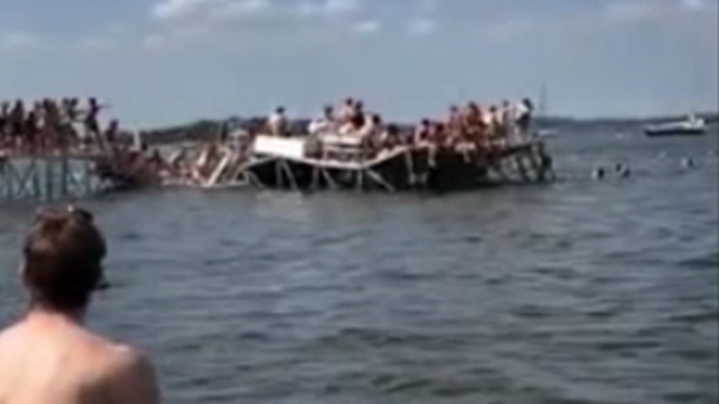 college kids pier