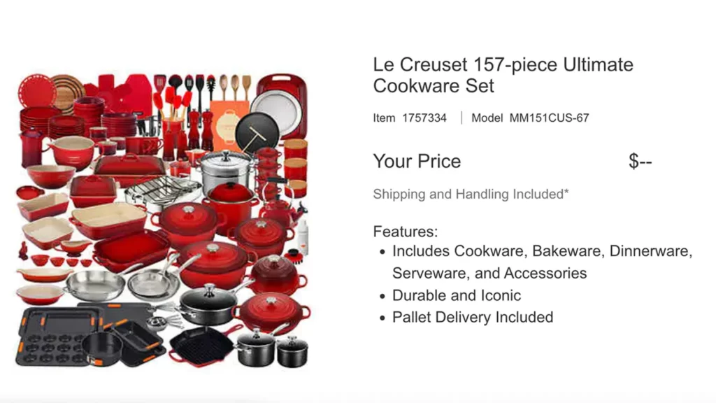 costco cookware set