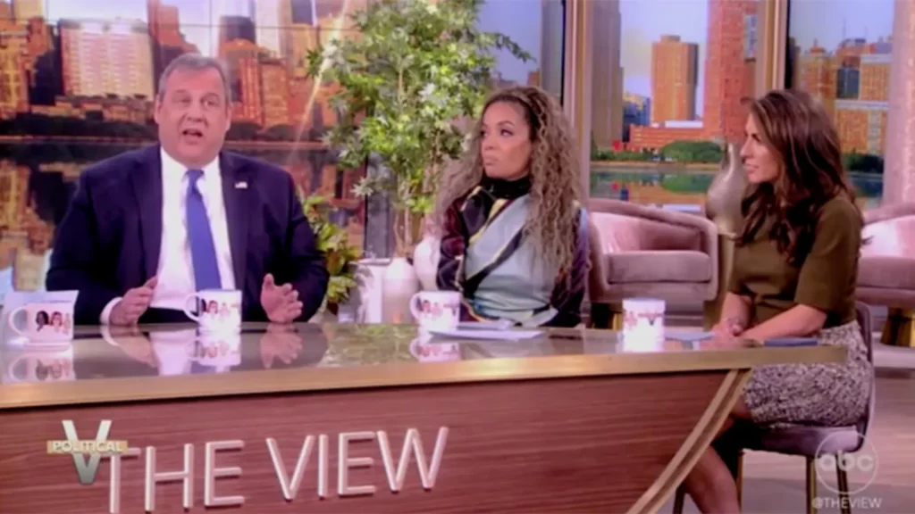 chris christie the view