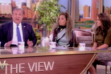 chris christie the view