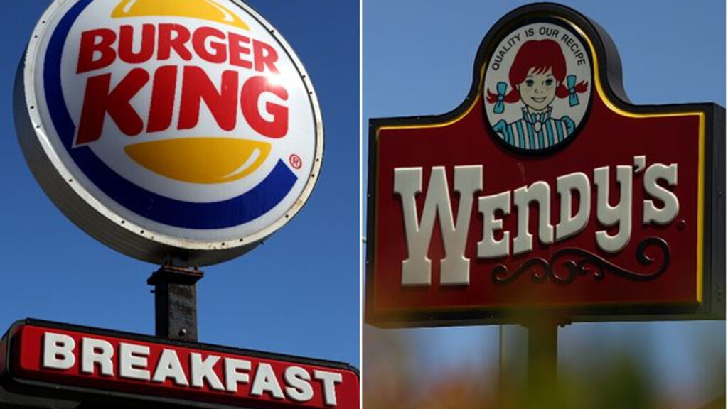 wendy's fast food rival burger king
