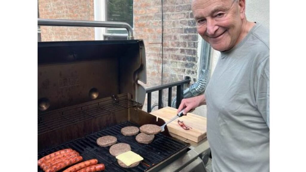chuck schumer grilling
