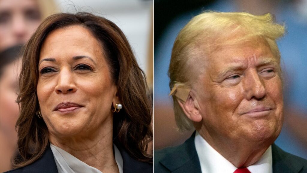 trump harris poll