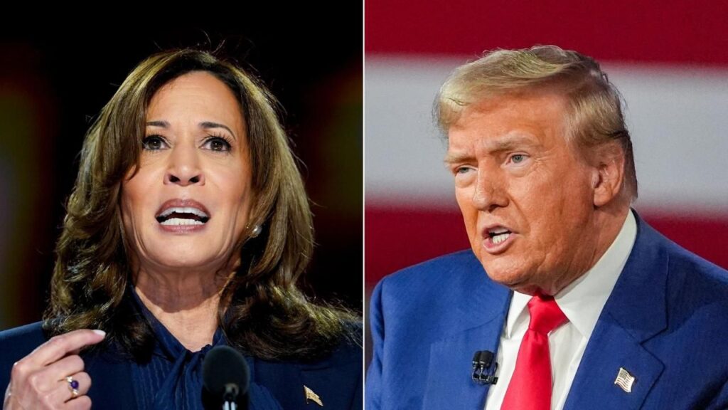 trump harris poll