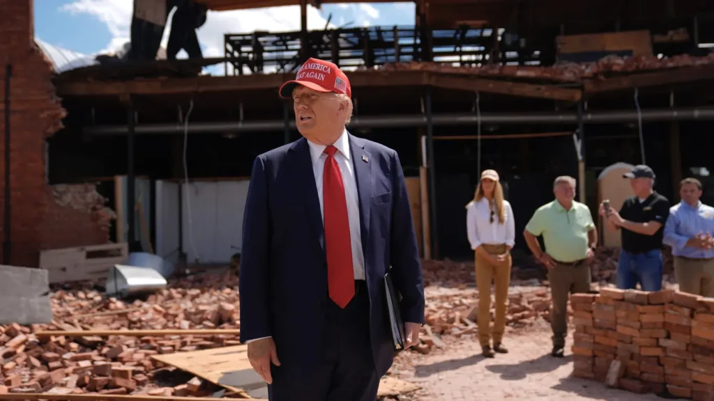 trump hurricane helene