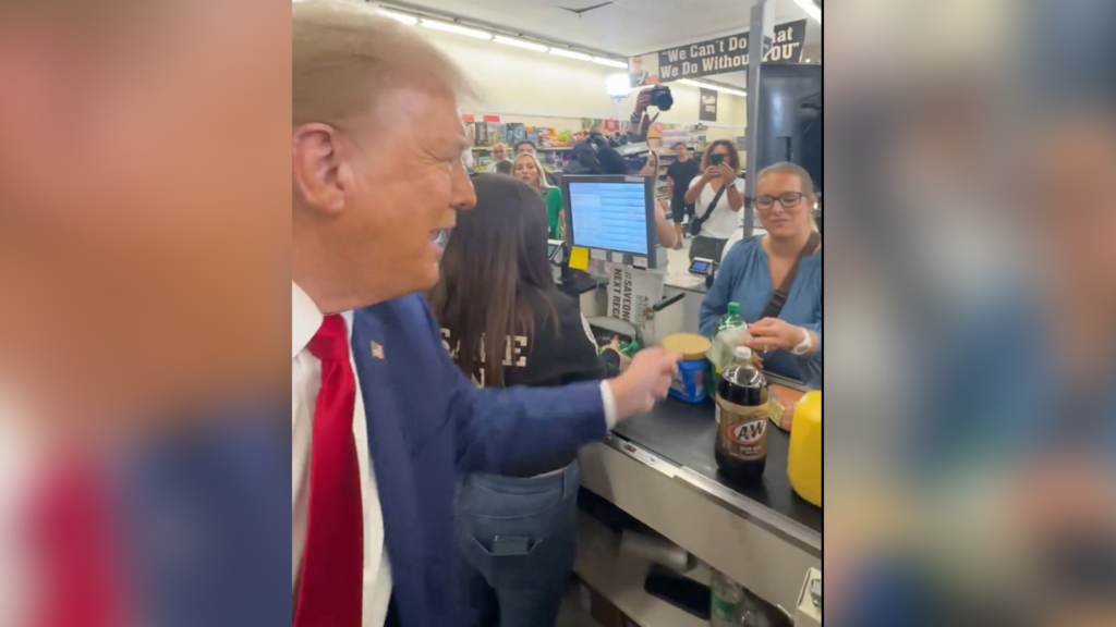 trump pennsylvania grocery store