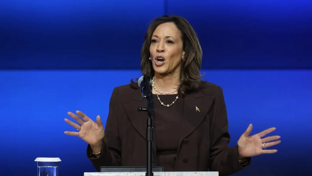 kamala harris bible accent