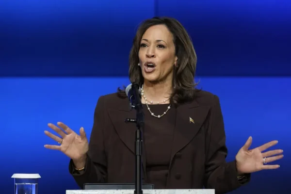 kamala harris bible accent