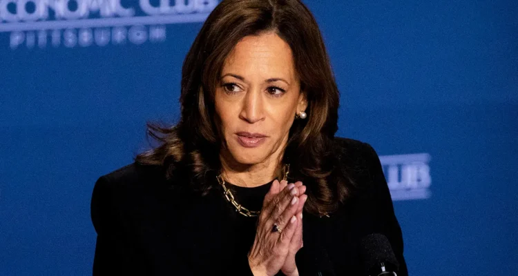 kamala harris kneeling