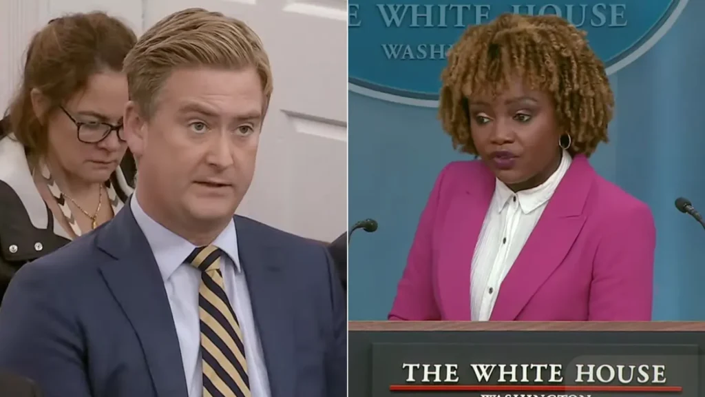 peter doocy white house press secretary karine jean-pierre