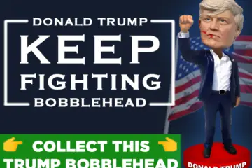 trump keep fighting bobblehead