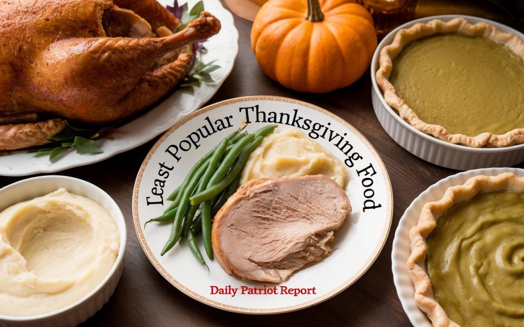 LEAST POPULAR THANKSGIVING FOOD
