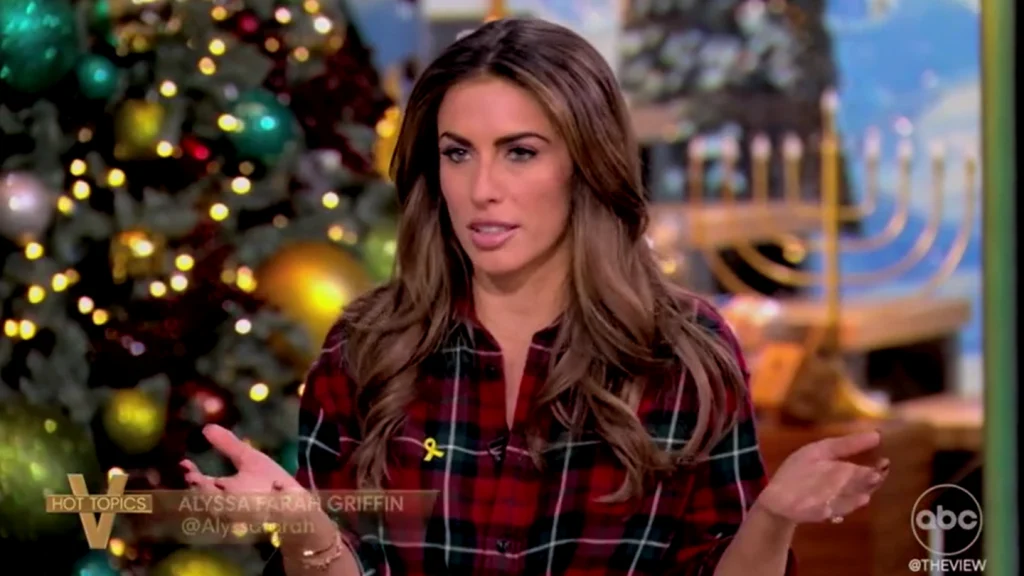the view co-host alyssa farah griffin