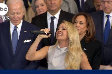 carrie underwood singing anthem at the inauguration