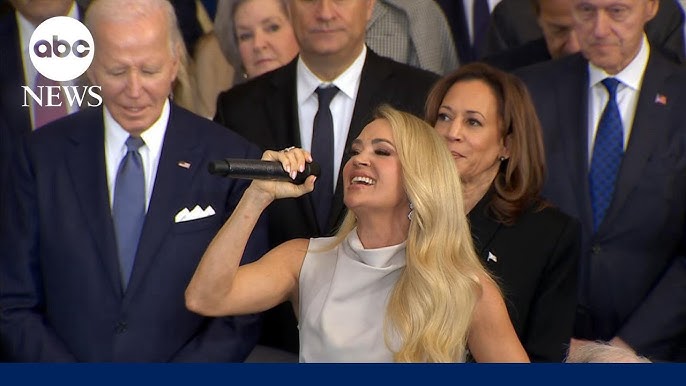 carrie underwood singing anthem at the inauguration