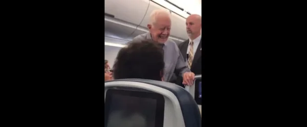 jimmy carter on delta airlines