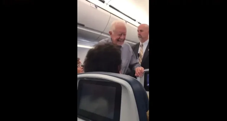 jimmy carter on delta airlines