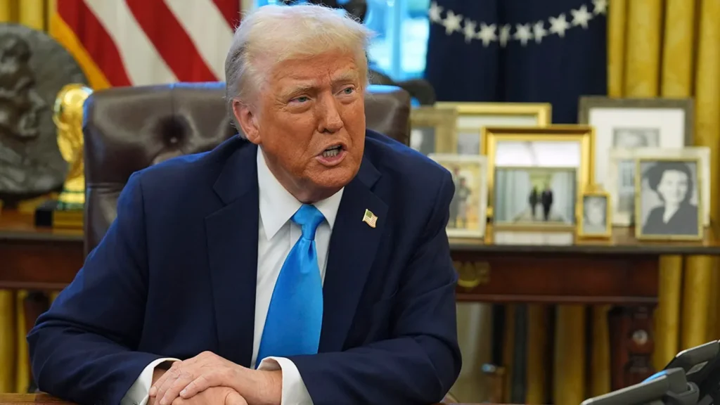 trump reacting to biden talent agency signing