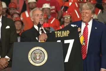 trump steelers jersey