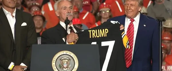 trump steelers jersey