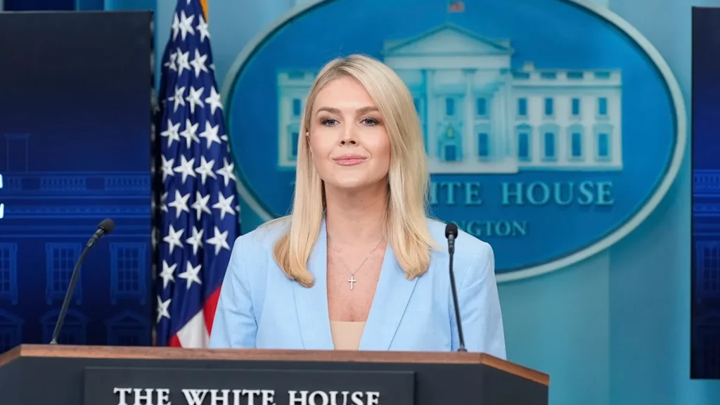 white house press secretary karoline leavitt