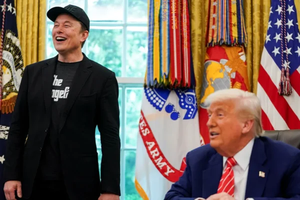 elon musk and president trump