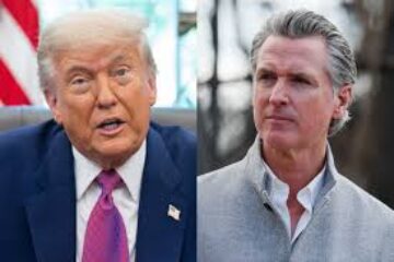 trump and gavin newsom