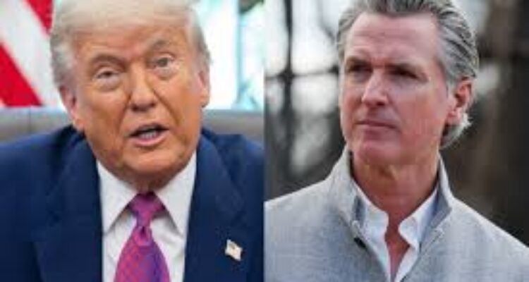 trump and gavin newsom