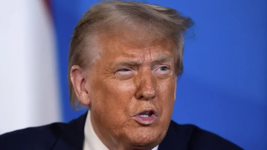 trump talking