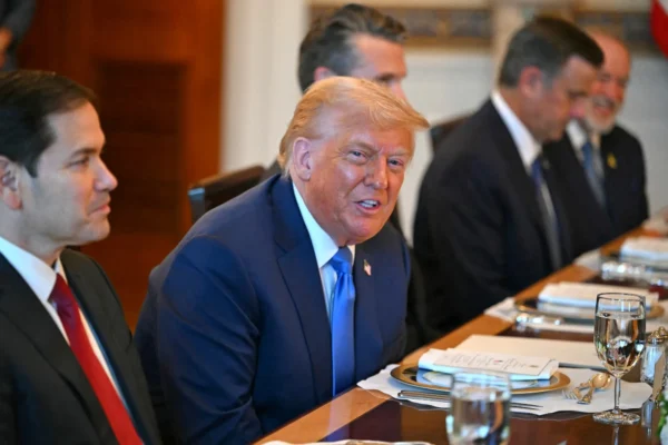 president trump smiling