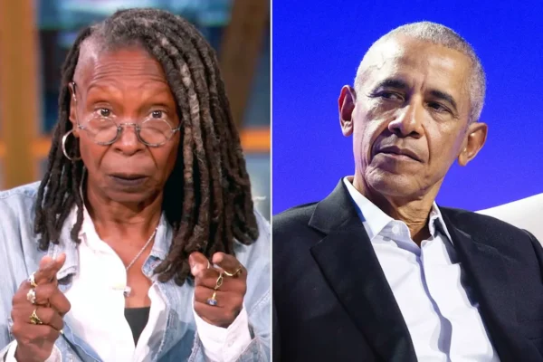 the view co-host whoopi goldberg and obama