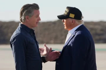 newsom and trump