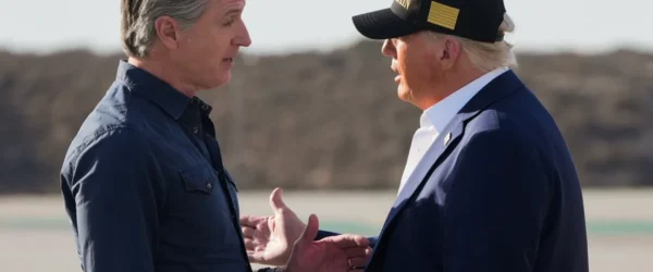 newsom and trump
