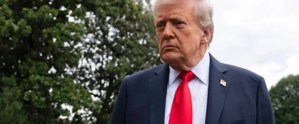 trump staring menacingly