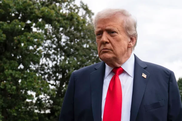 trump staring menacingly