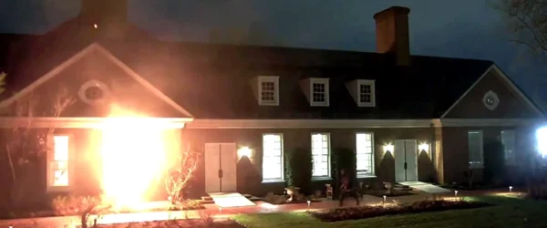 house on fire
