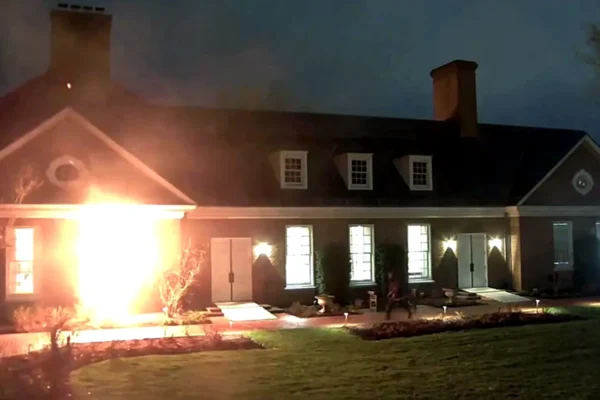 house on fire