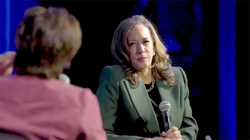 kamala harris on with kara swisher