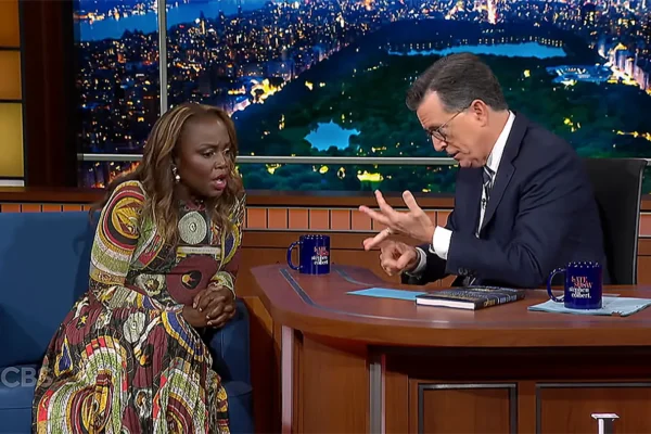 karine jean-pierre stephen colbert