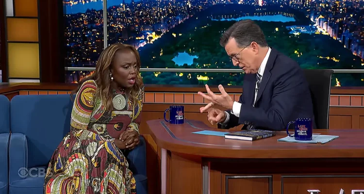 karine jean-pierre stephen colbert