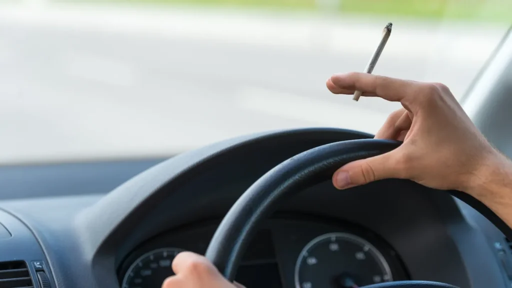 smoking while driving